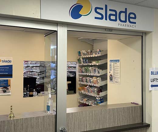 Slade Pharmacy at St Andrew’s War Memorial Hospital.