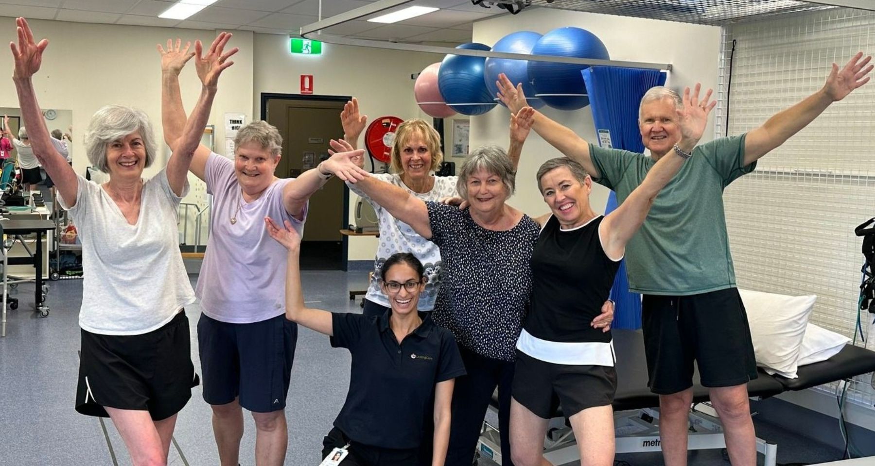 A group of people participating in a Parkinson&#39;s program at St Andrew&#39;s War Memorial Hospital